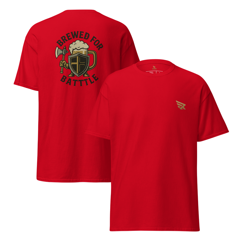 Brewed for battle - T-shirt