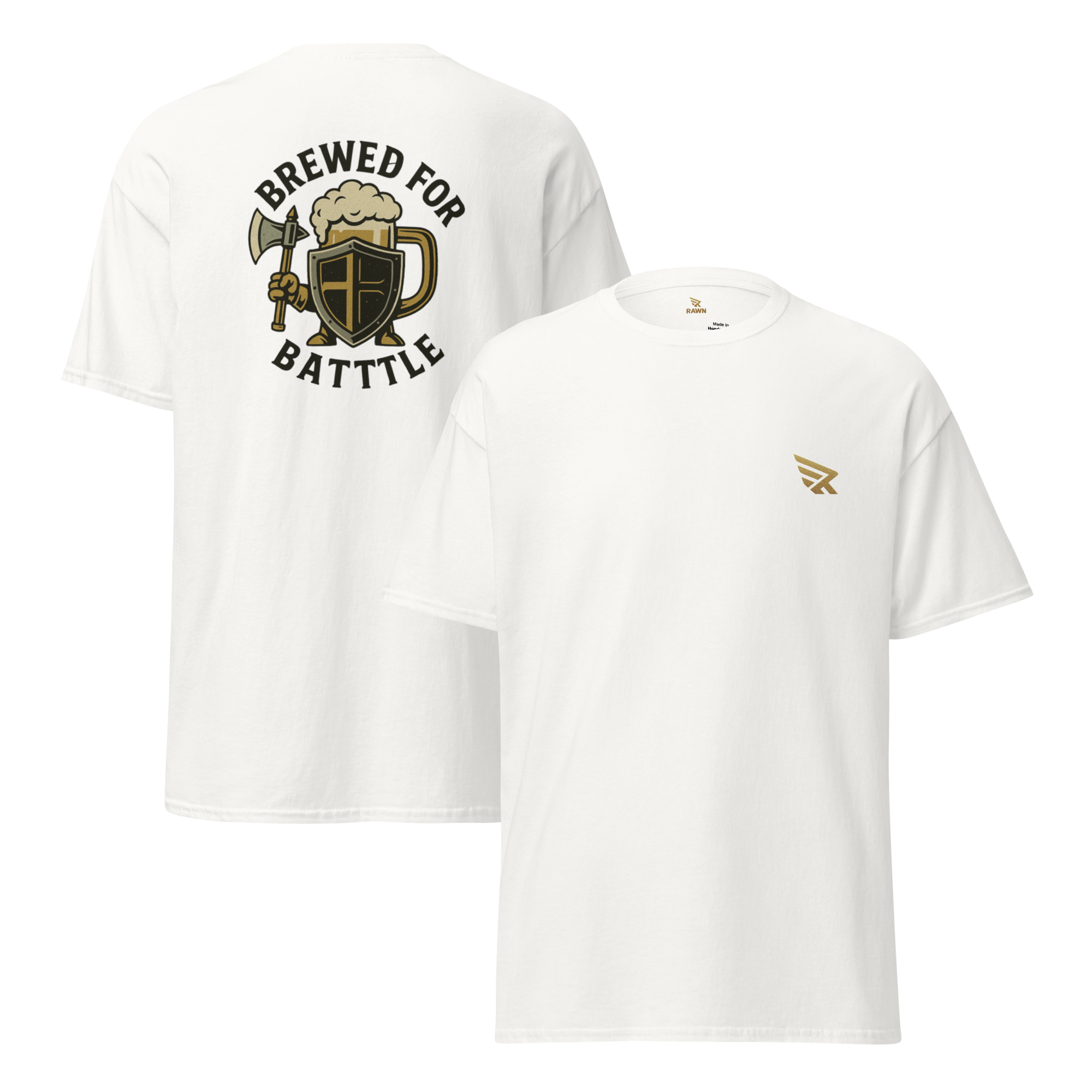 Brewed for battle - T-shirt