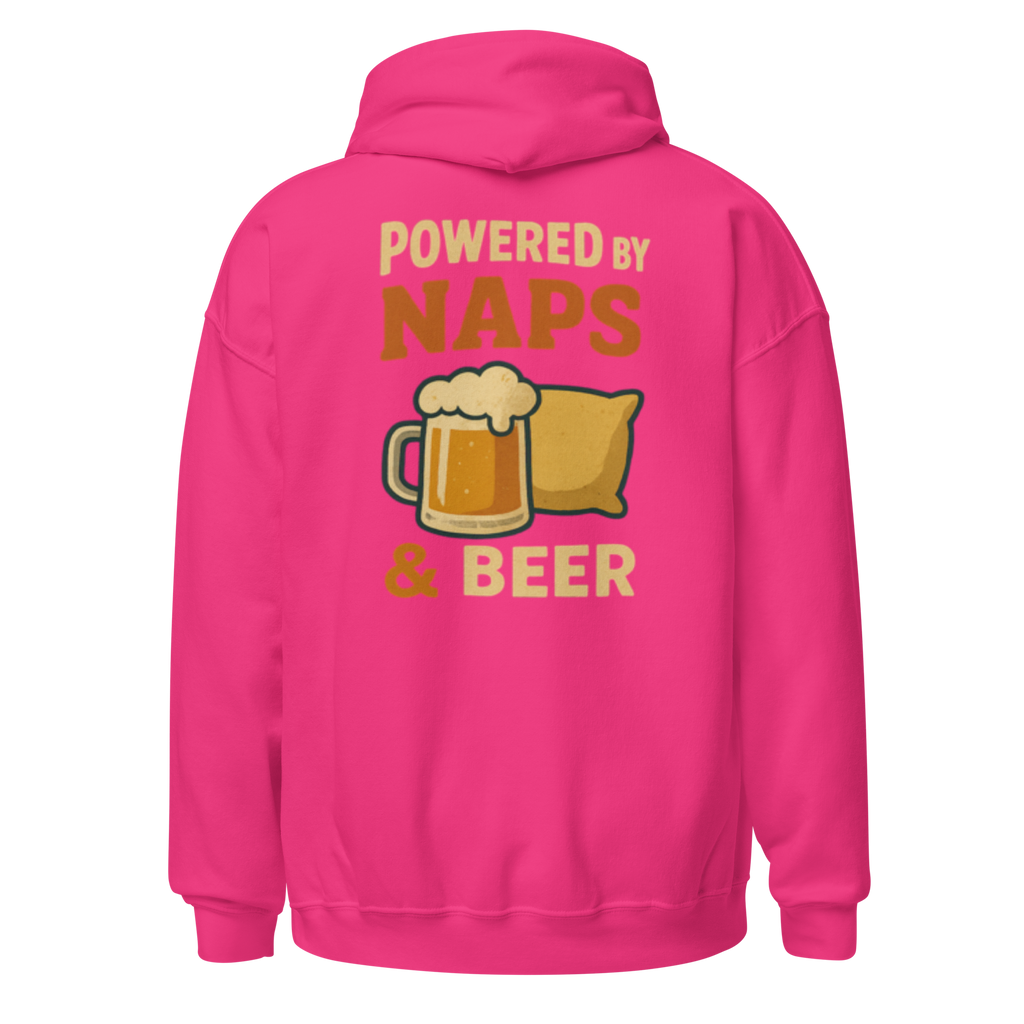 Powered by naps & beer - Hoodie