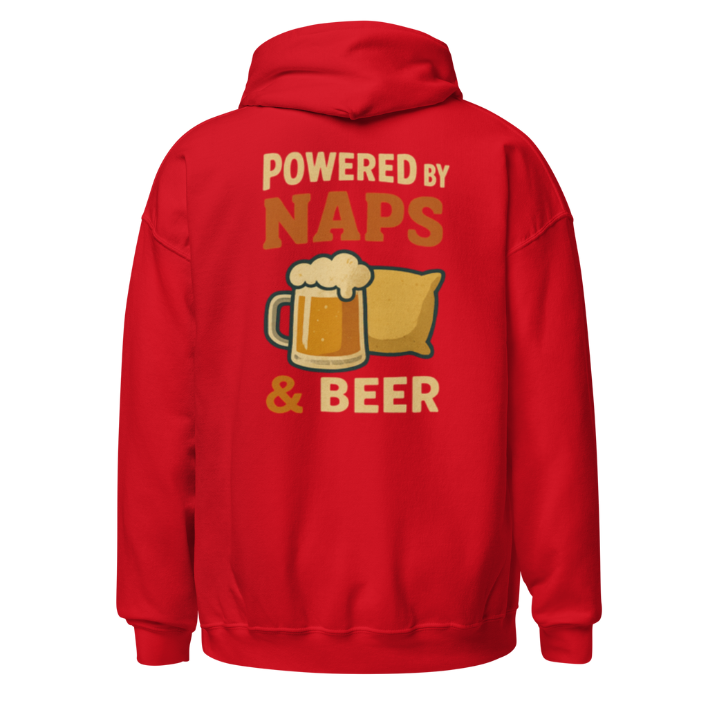 Powered by naps & beer - Hoodie